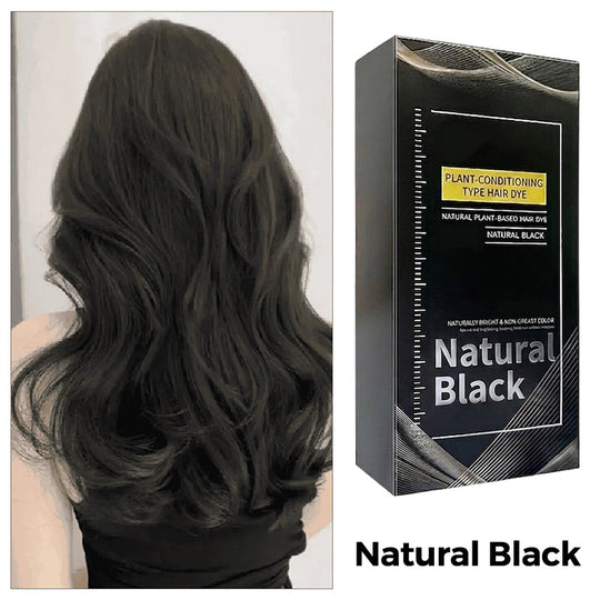 Plant-Based Comb-In Hair Dye – Easy, Gray Coverage, Nourishing Formula