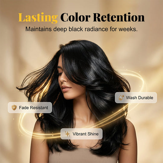 Plant-Based Comb-In Hair Dye – Easy, Gray Coverage, Nourishing Formula