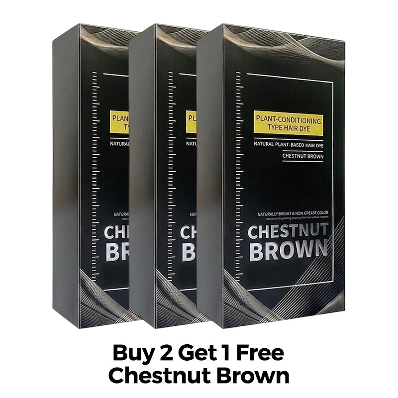 Plant-Based Comb-In Hair Dye – Easy, Gray Coverage, Nourishing Formula