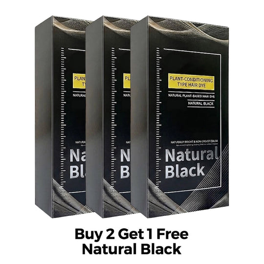 Plant-Based Comb-In Hair Dye – Easy, Gray Coverage, Nourishing Formula