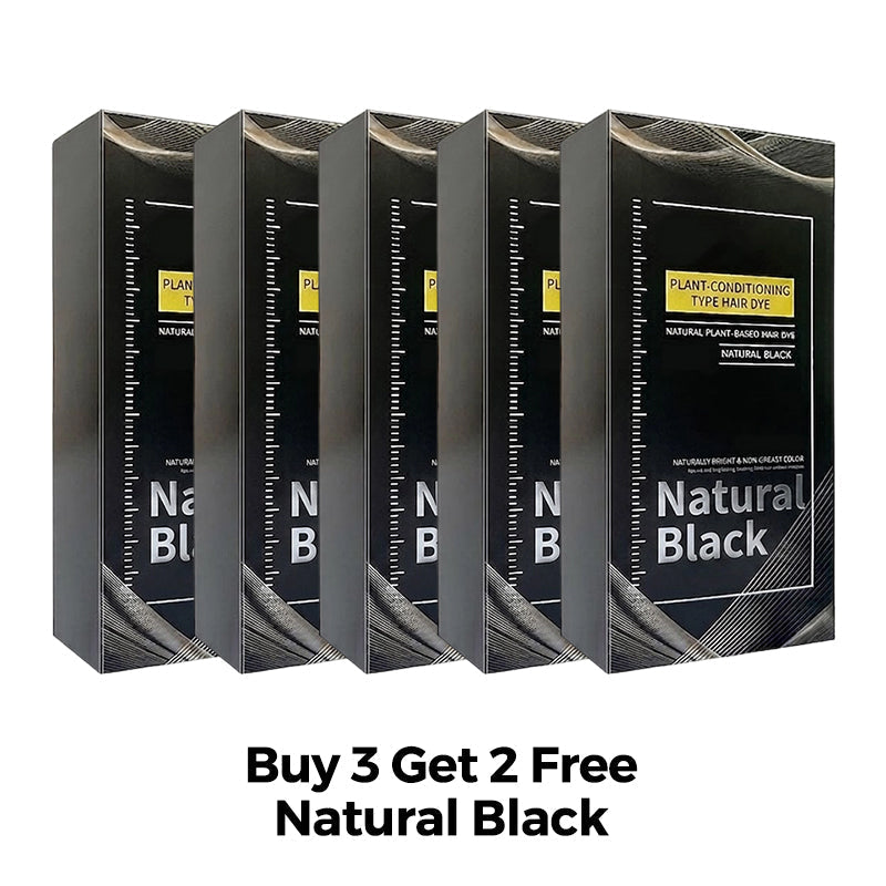 Plant-Based Comb-In Hair Dye – Easy, Gray Coverage, Nourishing Formula