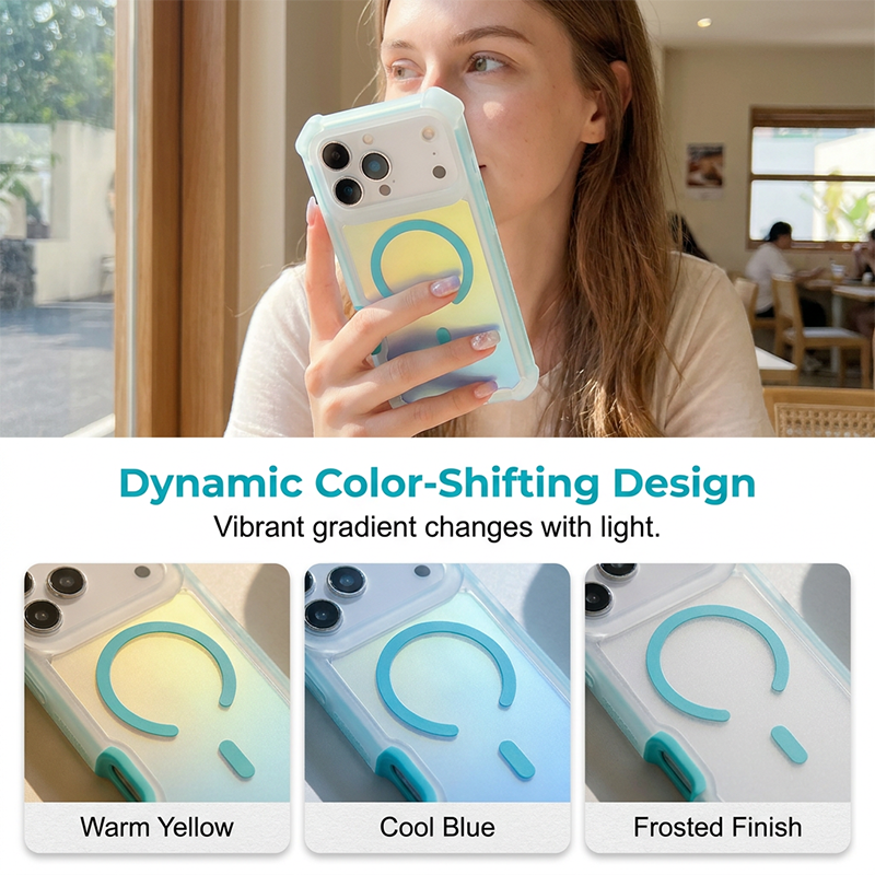 ✨Chameleon Color-Shifting Magnetic Phone Case