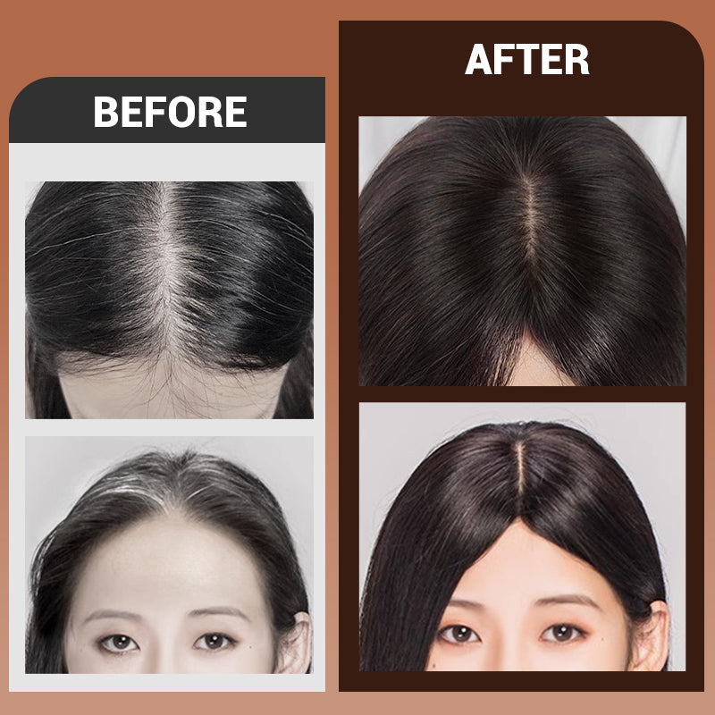 💜Women's Natural Black Hair Toppers with Clips