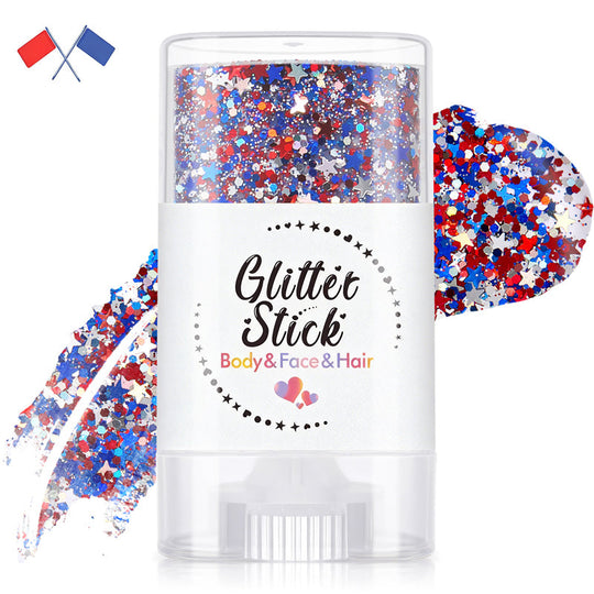 Patriotic Body & Face Glitter Stick