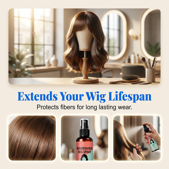Lightweight No-Rinse Nourishing Wig Spray