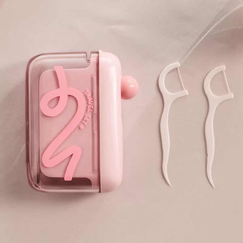 ✨🦷Automatic Pop-Up Dental Floss Storage Dispenser