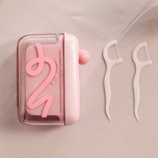 ✨🦷Automatic Pop-Up Dental Floss Storage Dispenser