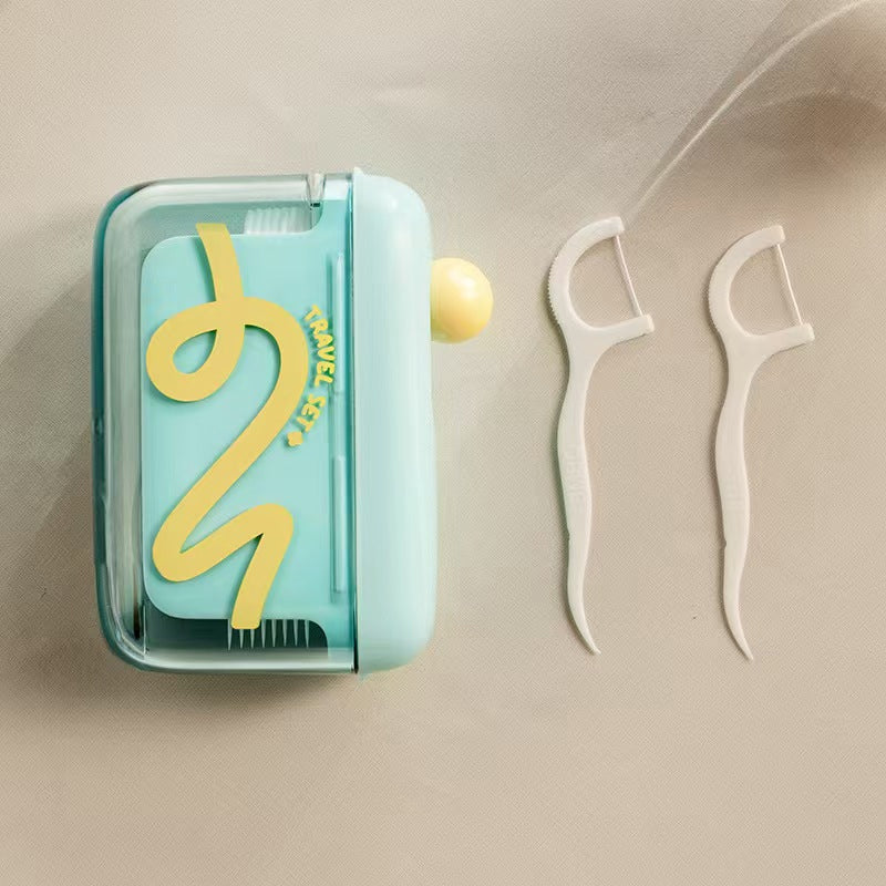 ✨🦷Automatic Pop-Up Dental Floss Storage Dispenser