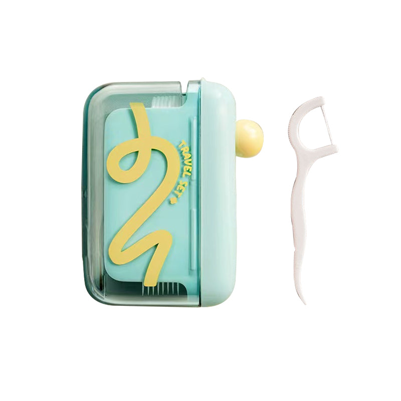 ✨🦷Automatic Pop-Up Dental Floss Storage Dispenser