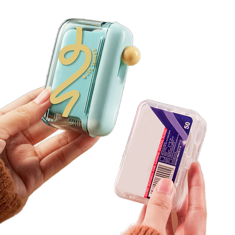 ✨🦷Automatic Pop-Up Dental Floss Storage Dispenser