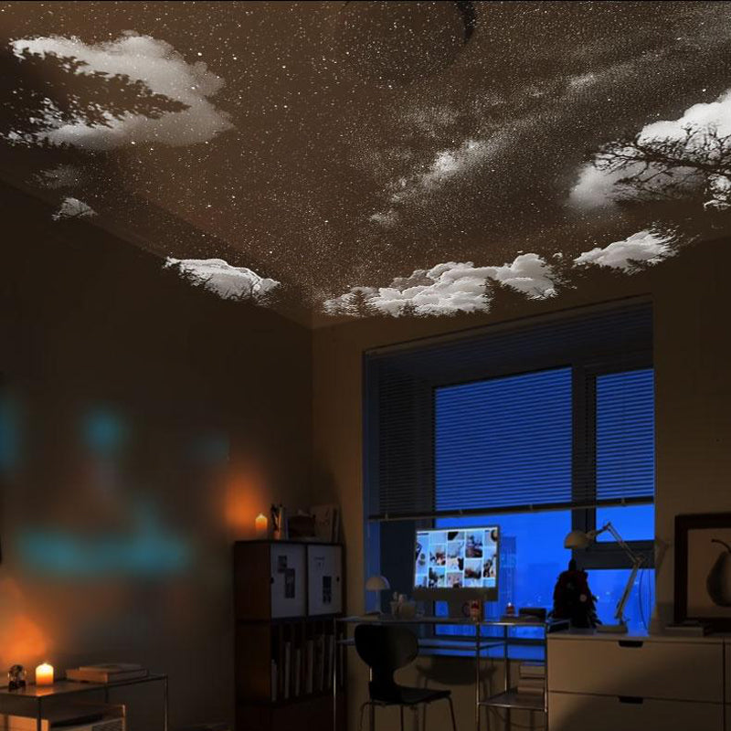 ✨2-in-1 Starry Sky Projector & Night Light