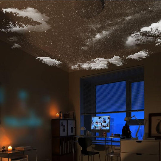 ✨2-in-1 Starry Sky Projector & Night Light