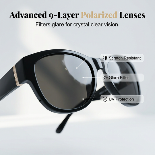 Women's Large Frame Fit-Over Sunglasses