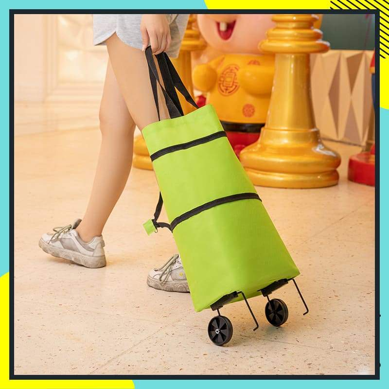 2-in-1 Foldable Shopping Cart✨Portable Lightweight Grocery Trolley