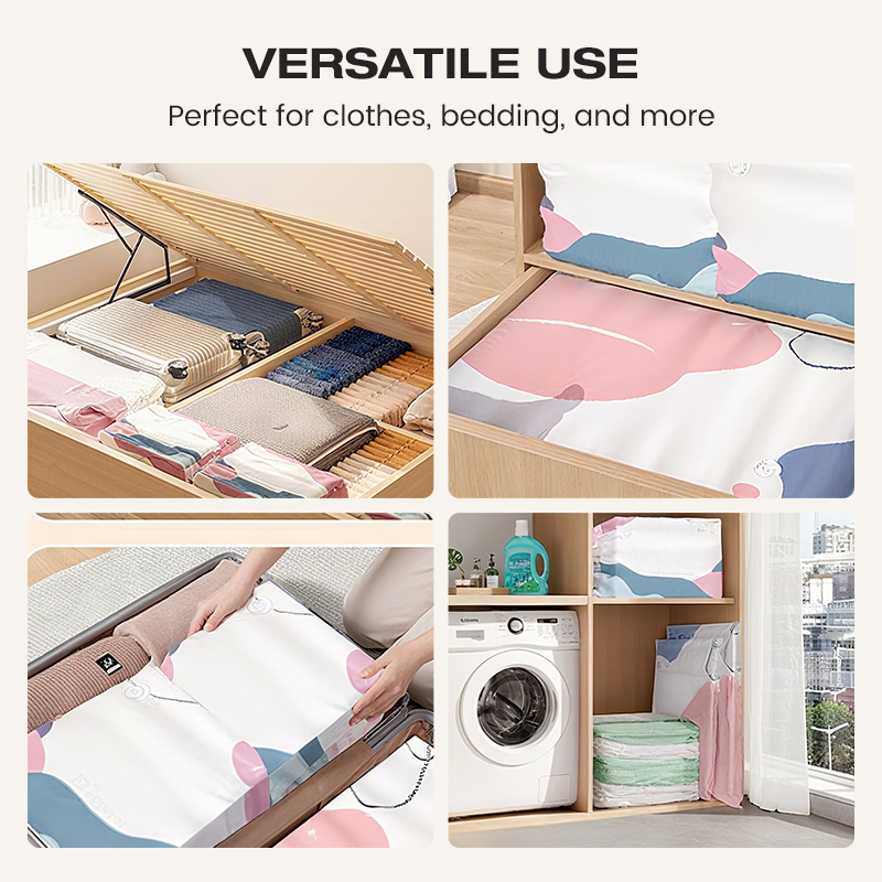 🔥No-Pump Large Vacuum Storage Compression Bags