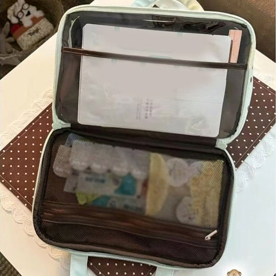 🔥Large Capacity Travel Cosmetic Organizer Case