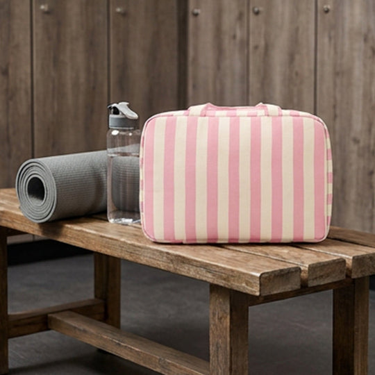 🔥Striped Hanging Travel Toiletry Bag