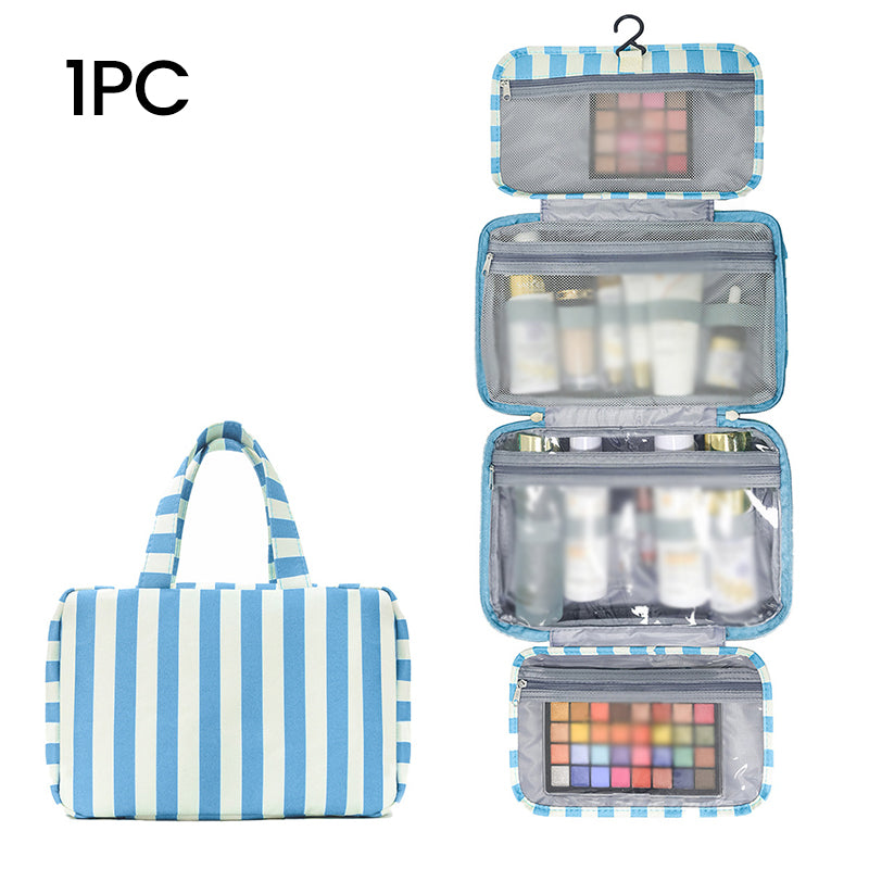 🔥Striped Hanging Travel Toiletry Bag
