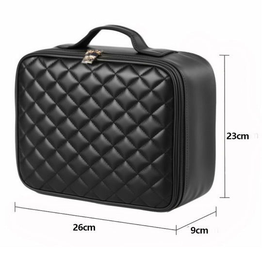 🔥Travel Makeup Bag with LED Mirror
