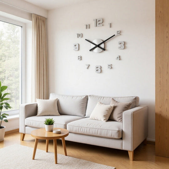 🔥🕒Modern 3D Digital Wall Clock – Silent Acrylic Luminous Wall Decor, Night Glow Easy-Read Time Display, Stylish Home Decoration & Gift