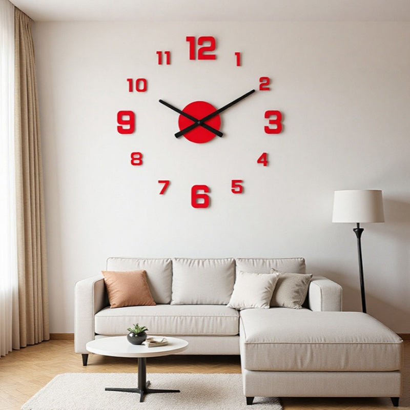 🔥🕒Modern 3D Digital Wall Clock – Silent Acrylic Luminous Wall Decor, Night Glow Easy-Read Time Display, Stylish Home Decoration & Gift