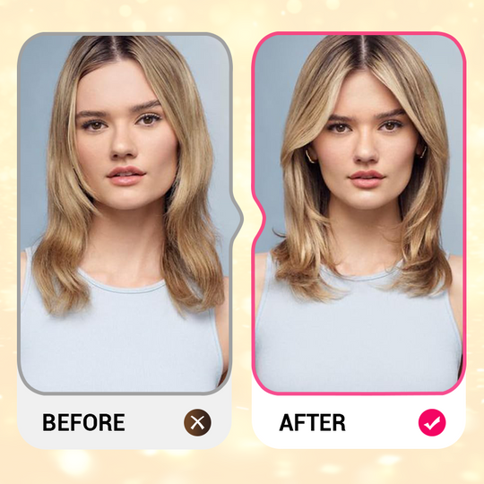 Women's Natural 8-Shaped Bangs Hair Topper