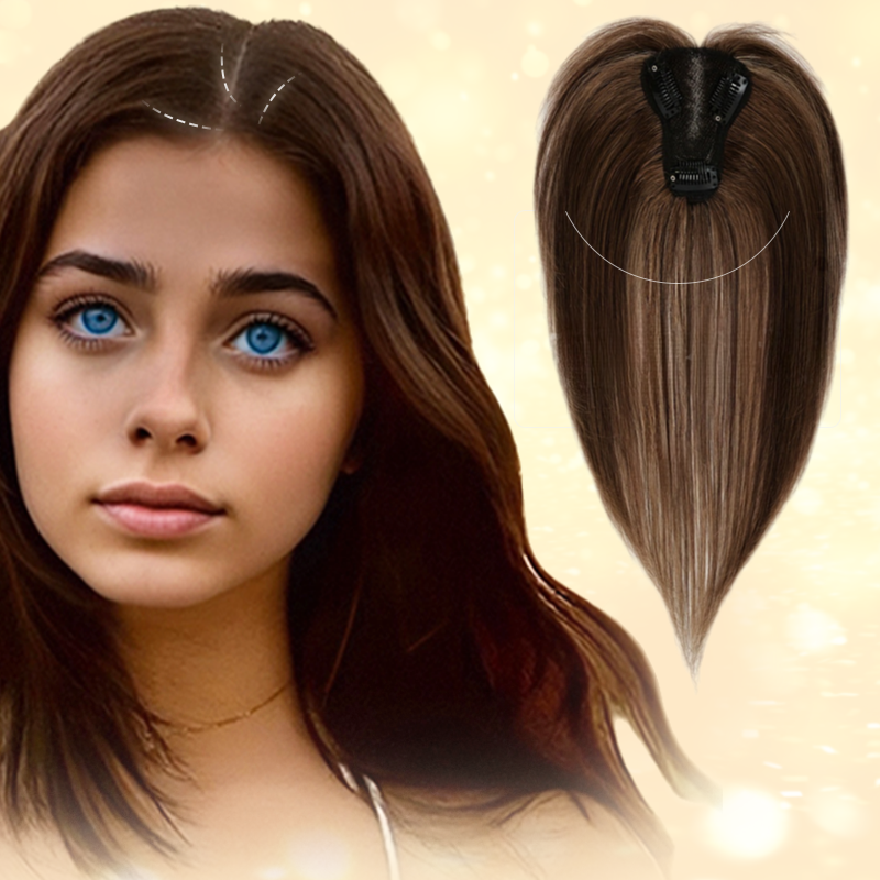 Women's Natural 8-Shaped Bangs Hair Topper