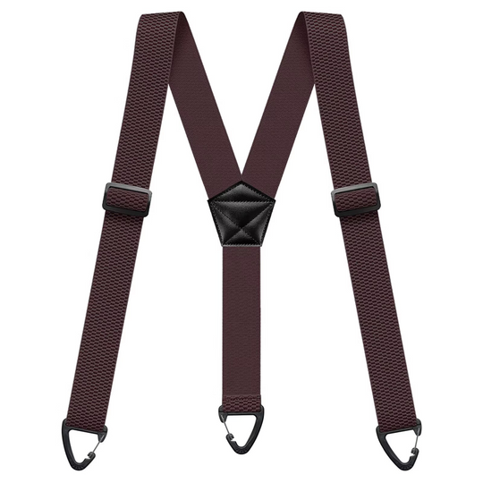 Men's X-Back Suspenders with Hook Clips