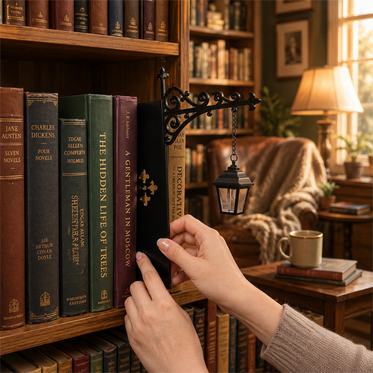🌟Miniature Retro Streetlight Bookend Light