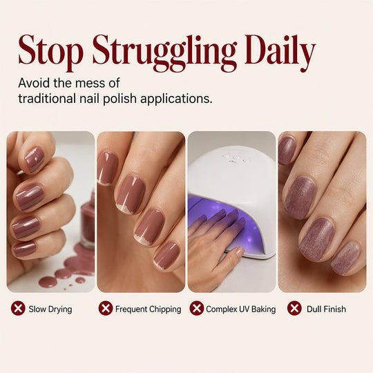 💅uick Dry Metallic Nail Polish