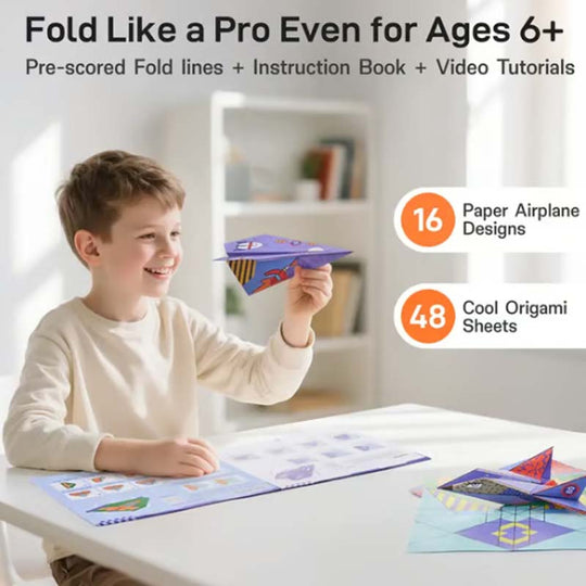 Creative DIY Paper Airplane Set For Kids