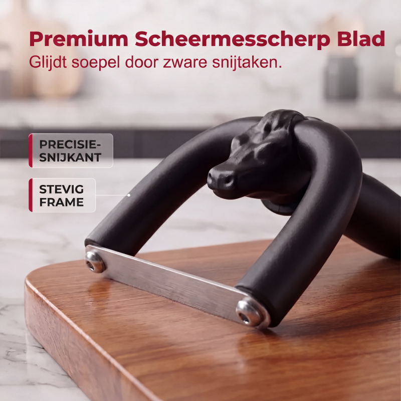 Handheld Fat Trimmer – U-Shaped Blade, Stainless Steel & Ergonomic Grip – Trim Fat, Save Lean Meat 🍖