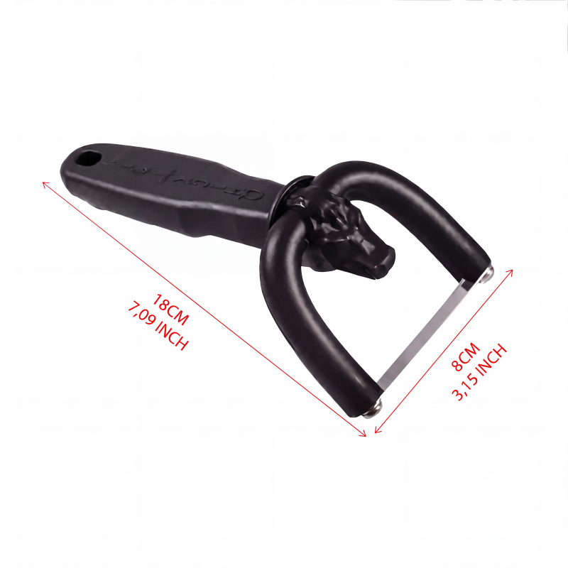 Handheld Fat Trimmer – U-Shaped Blade, Stainless Steel & Ergonomic Grip – Trim Fat, Save Lean Meat 🍖