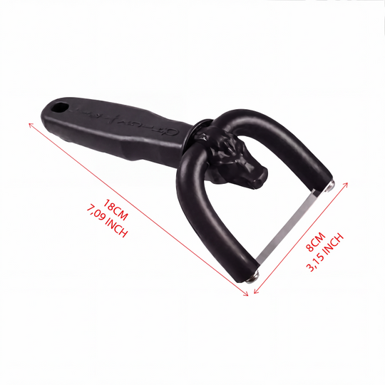 Handheld Fat Trimmer – U-Shaped Blade, Stainless Steel & Ergonomic Grip – Trim Fat, Save Lean Meat 🍖