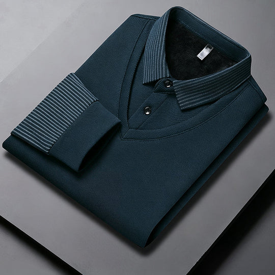 🎁 Hot Sale🛍️Men's False Two-Piece Long Sleeve Top