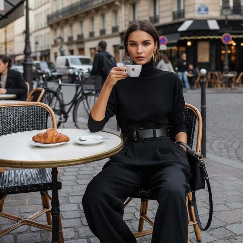 Bestseller🏆👚 Top & Pants Set – Includes Matching Belt