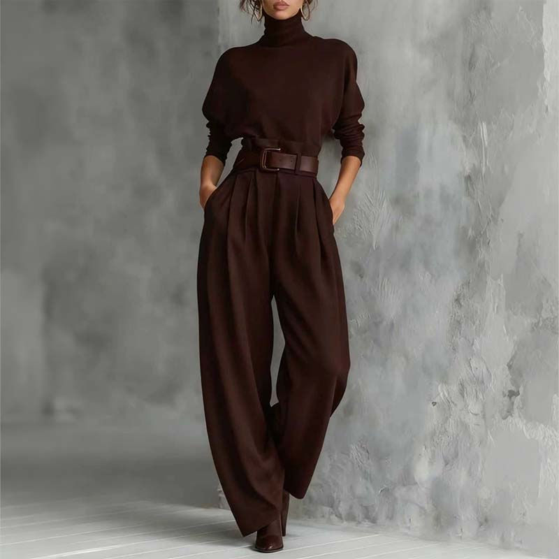 Bestseller🏆👚 Top & Pants Set – Includes Matching Belt
