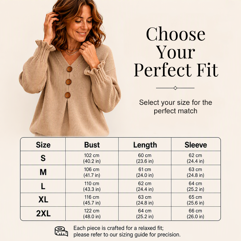 💖2026 Autumn’s Sale 70% OFF✨🍂Women’s V-Neck Knit Jumper – Flattering, Cosy & Effortlessly Chic