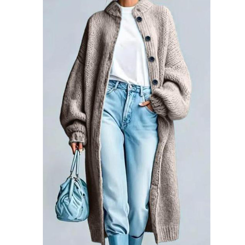 🛍️🧥New Arrivals - Women's Chunky Knit Long Sweater Coat