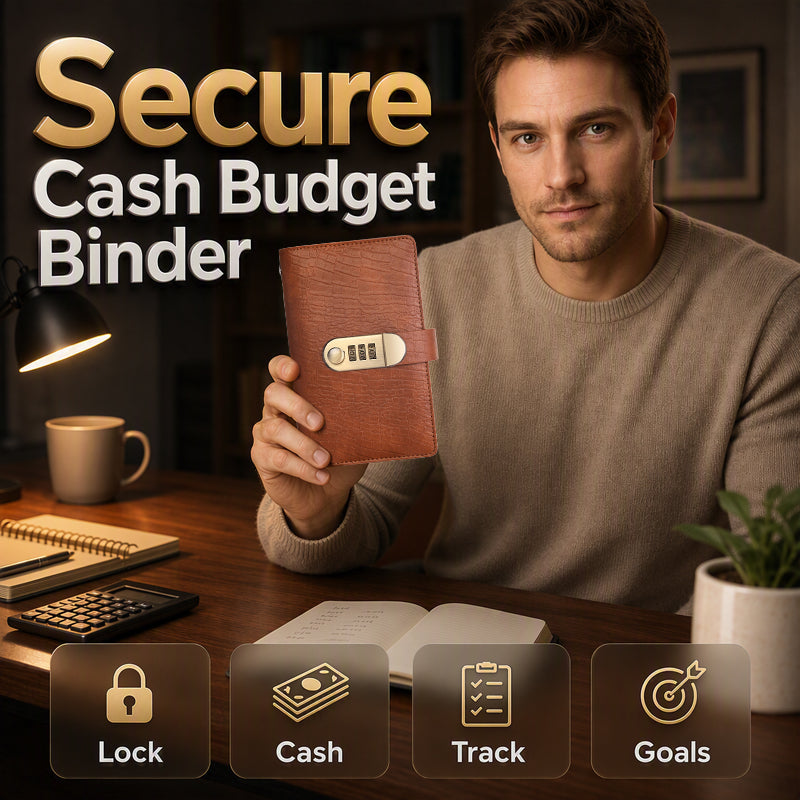 💵Savings Notebook with Combination Lock📓
