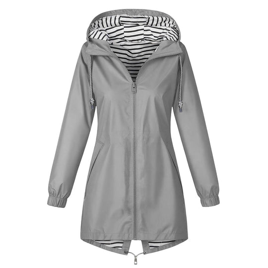 🌧️ Ready When the Weather Turns⚡️Women's Waterproof Hooded Outdoor Jacket