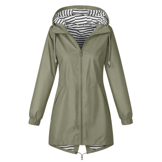 🌧️ Ready When the Weather Turns⚡️Women's Waterproof Hooded Outdoor Jacket