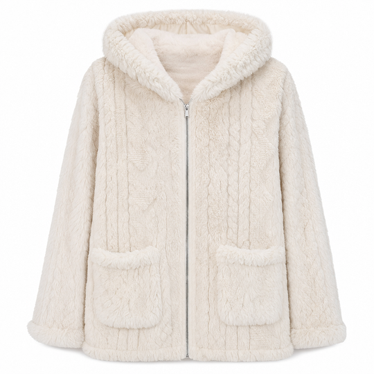 👚✨Women's Casual Plush Solid Color Cardigan✨