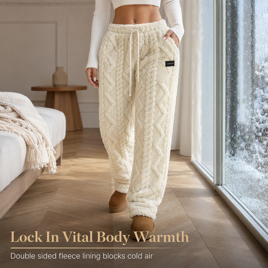 ✨👖Women's Casual Warm Flannel Lined Lounge Pants