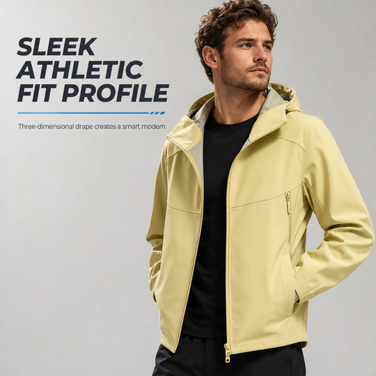 🌧️ Weather-Ready Protection, Easy Movement | Unisex Hooded Softshell Jacket