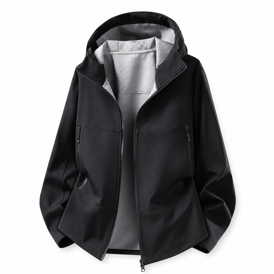 🌧️ Weather-Ready Protection, Easy Movement | Unisex Hooded Softshell Jacket