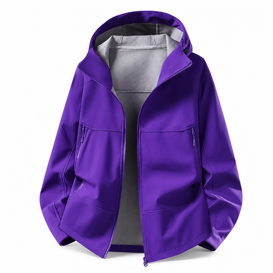🌧️ Weather-Ready Protection, Easy Movement | Unisex Hooded Softshell Jacket