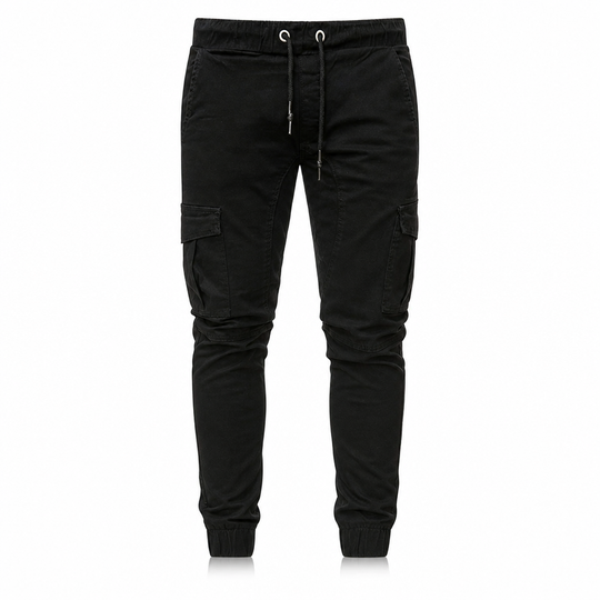 Men's Casual Solid Color Cargo Jogger Pants