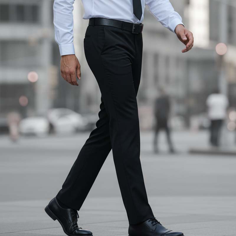 💼 Sharp Look, Easy Movement | Men's Lightweight Stretch Suit Pants