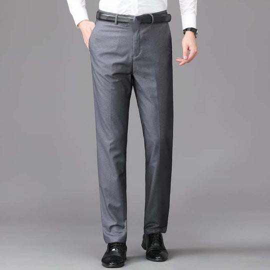 💼 Sharp Look, Easy Movement | Men's Lightweight Stretch Suit Pants